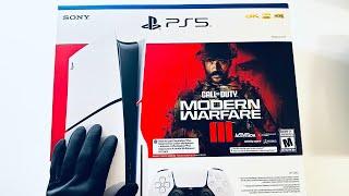 Unboxing PS5 Slim Modern Warfare III Bundle & Gameplay