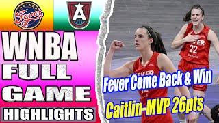 Indiana Fever vs Atlanta Dream Full Game Highlights [Over Time] | Women's Basketball | 2024 WNBA