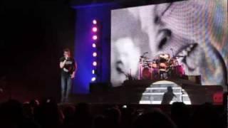 3 Doors Down Todd Harrell throws Guitar