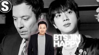 What's Behind JIN's HUGE Smile on JIMMY FALLON?