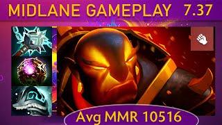  7.37 Ember Spirit |KDA - 38 KP - 91%| New patch Mid Gameplay - Dota 2 Top MMR