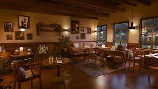 Cozy Café Escape - Immerse in Soothing Jazz & Gentle Rain Sounds for Relaxation & Focus