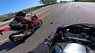 H2R Meets Girl on S1000RR