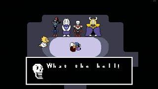 Undertale Sans is doing something weird with Frisk?