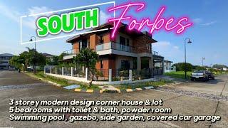 V567-24 • Fully Furnished House and Lot in South Forbes | Swimming Pool, Corner Lot, Clean Title