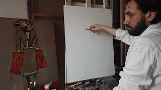 FULL PAINTING PROCESS OF ONE WORK by BONDAREV