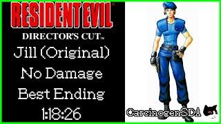 Resident Evil Director's Cut (PS1) - Jill (Original) No Damage, Best Ending 1:18:26