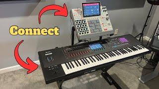 How to Connect and Use The Roland Fantom EX & MPC X SE