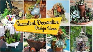 100+ Latest Succulent Garden Decorating Ideas! Must See!