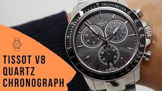 UNBOXING TISSOT V8 QUARTZ CHRONOGRAPH T1064171105100