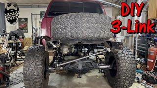 Simple 3 Link suspension! DIY solid axle swap S10 with Jeep Gladiator coils!