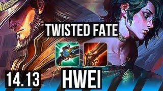 TWISTED FATE vs HWEI (MID) | 5/0/4, 700+ games | VN Diamond | 14.13