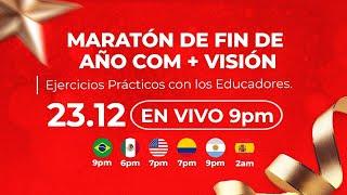 Live with OneStream Live.Maratón de Fin de Año con + Visión - Ejercicios Prácticos con los Educadore