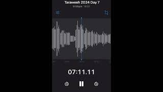 Surah A’raf Ayah 142-171 |Ramadan 2024 Taraweeh Day 7