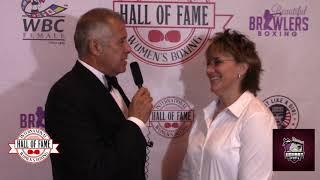 Christy Martin at the 2021 International Women's Boxing Hall of Fame