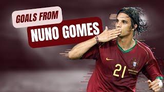 A few career goals from Nuno Gomes