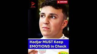 Hadjar MUST keep EMOTIONS in check  #f1 #formula1