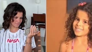 REAGINDO AOS VIDEOS ANTIGOS | ANTES DE CHIQUITITAS  (muito engraçado) - GABRIELLA SARAIVAH