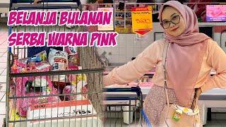 Belanja Bulanan Serba Warna Pink