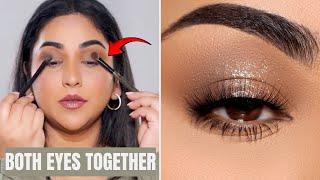 The Easiest Eye Makeup Ever – Do Both Eyes Together!