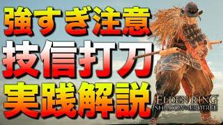 【知らなきゃ損】DLCが超絶楽になる『"技量信仰型"打刀ビルド』を解説します【エルデンリング／ビルド紹介&攻略解説】