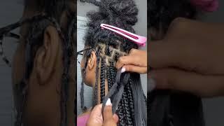 Braids Over Locs ??? #braids #locs #transformation #naturalhair