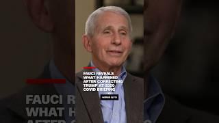 Fauci reveals what happened after correcting Trump at 2020 Covid briefing