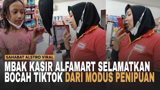 MBAK-MBAK Kasir Alfamart Selamatkan Bocah Tiktok Dari Modus Penipuan Berkedok Giveaway Baim Wong.