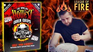 WORLDS HOTTEST CORN CHIP CHALLENGE - League of fire