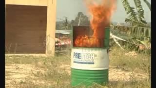 SOTERIA THROWABLE FIRE EXTINGUISHER - FLAMMABLE LIQUID FIRE