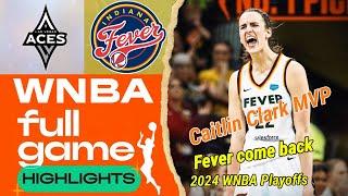 Indiana Fever vs Las Vegas Aces Full GAME Highlights | preview Women's Basketball | 2024 WNBA