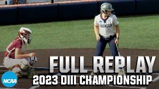 2023 DIII softball championship final game 3: Trine vs. Salisbury | FULL REPLAY