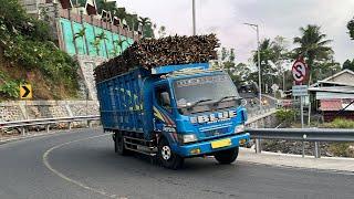 SODREK TRUK TEBU DAN TRUK PASIR DI JEMBATAN PERBATASAN MALANG LUMAJANG!!!