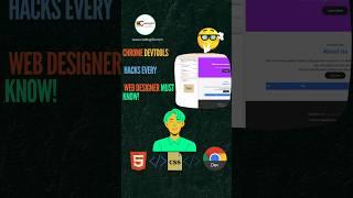 Chrome DevTools Hacks Every Web Designer Must Know!  #WebDesignTips