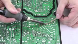 How to Desolder Using Wick & Braid - REMOVE SOLDER FROM BOARD