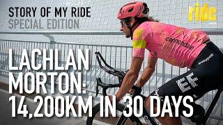 Story of my ride with Lachlan Morton near the end of his 14,200km lap of Australia (Sydney arrival)