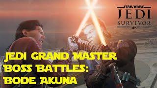 Bode Akuna Fight - Jedi Grand Master | Star Wars Jedi Survivor