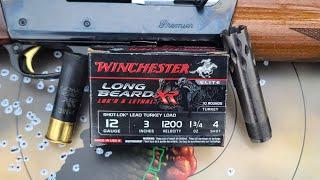 Wow, What A Pattern! Winchester Longbeard XR 3" 1-3/4oz #4 Test W/ 11-87 & Avian-X Crusher .665