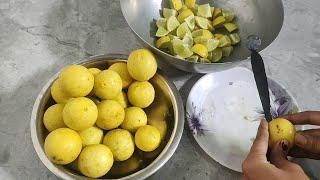 ನಿಂಬೆಕಾಯಿ  ಉಪ್ಪಿನಕಾಯಿ ಮಾಡುವ ಅತ್ಯಂತ ಸರಳ ವಿಧಾನ | Traditional style lemon pickle recipe in Kannada