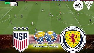 FC 24 - USA W vs Scotland W 21/11/2024 - INTERNATIONAL FRIENDLY - Gameplay PS | Full Match