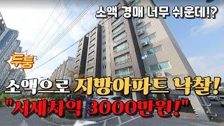 지방아파트 경매, 소액 투자금으로 수익 3000만원 수익화!