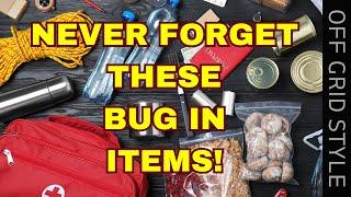 MAKE SURE YOU HAVE THESE BUG IN ITEMS!