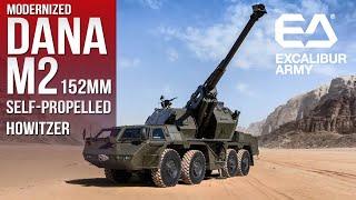 Excalibur Army introduces a modernized DANA M2 152mm self-propelled howitzer