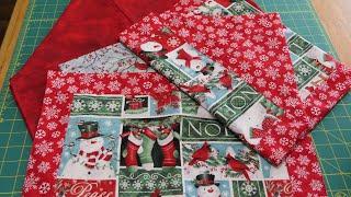 FAST & EASY Christmas Table Runner & Placemats