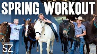 Spring Horse Workout Tips: Preparing Our Horses for Ranch Guests