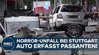 DEUTSCHLAND: Horror-Unfall in Nürtingen! Auto erfasst Fußgänger - zwei Todesopfer