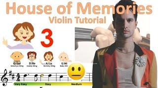 Panic! At The Disco - House of Memories sheet music and easy violin tutorial