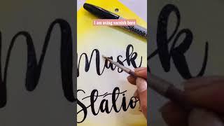 Is shapie Marker waterproof?? #short #diywithkanchan #shortvideo