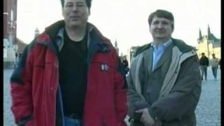 Tim Temple and Craig Hester in Red Square, Moscow, Russia