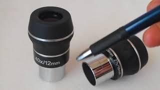 Telescope eyepieces. Understanding focal lengths